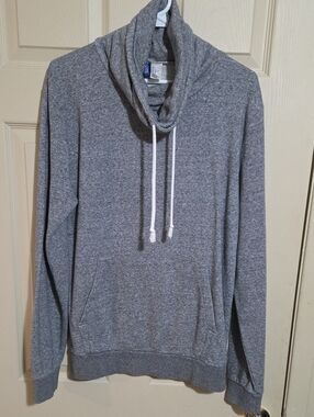 Divided Men’s Heather Gray Cowl Neck Hoodie